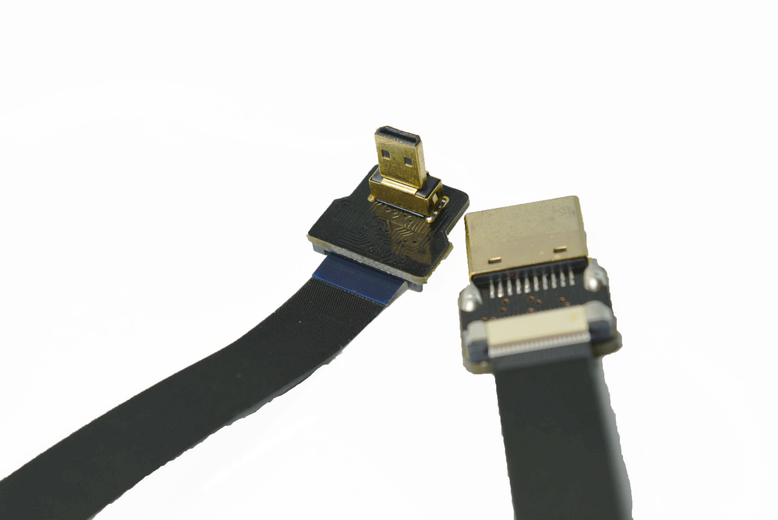 FPC Flexible Flat HDTV Ribbon Cable FPV Micro HDMI Mini HDMI 90