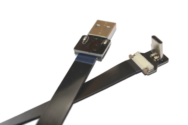 type c 90 to standard USB A flat slim thin