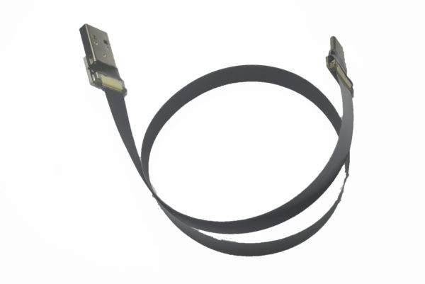 slim flat ribbon usb type c straight to stanadard USB A