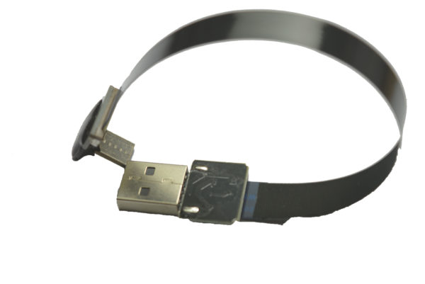 usbc ribbon type c 90 to standard USB A flat slim thin flexible low profile short 20cm