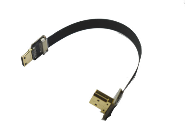 C3 to A3 mini HDMI 90 degree angled to standard HDMI A3