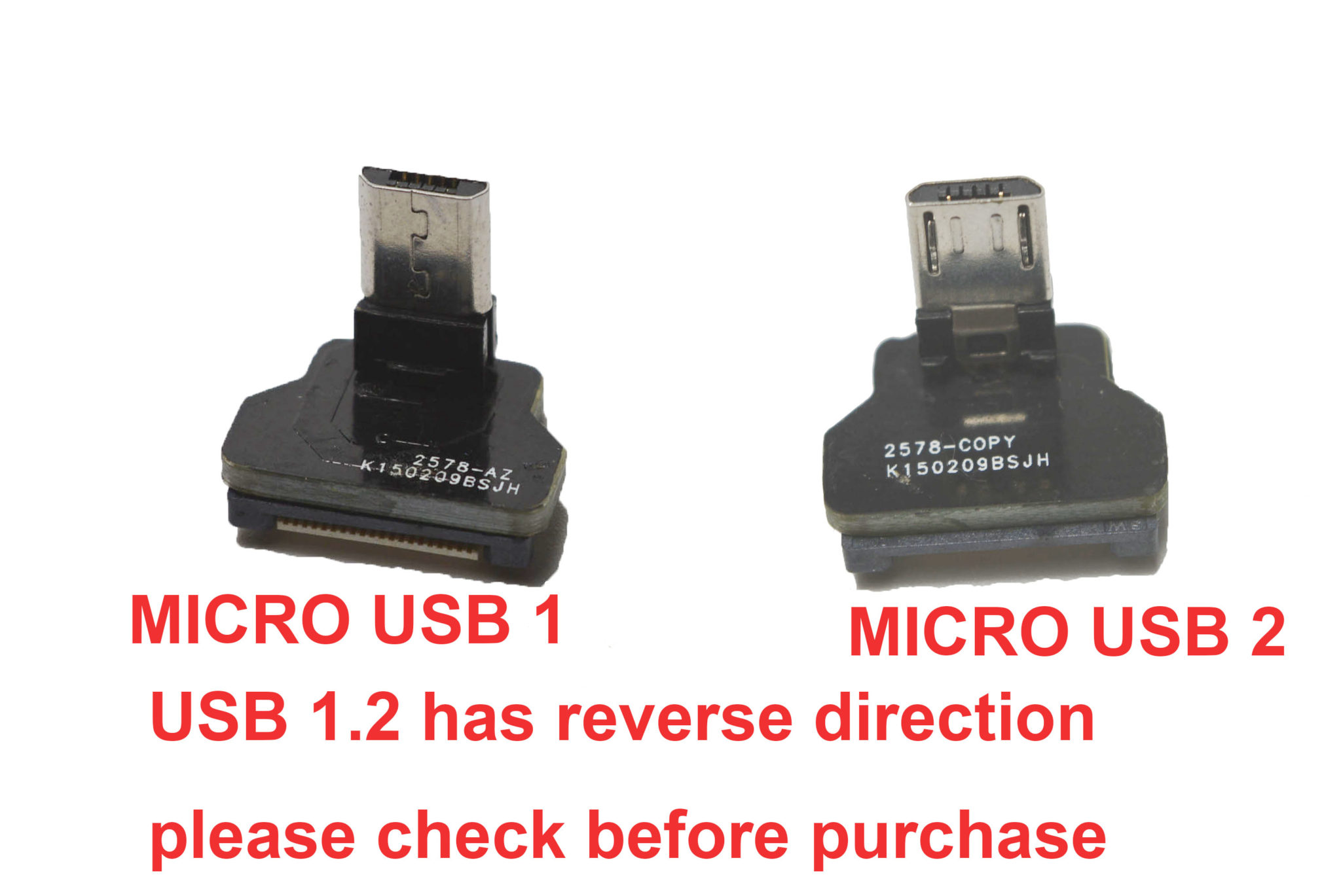 Micro Usv End Removable FPV USB ends Micro USB Standard USB USB Type C – PERMANENT ...