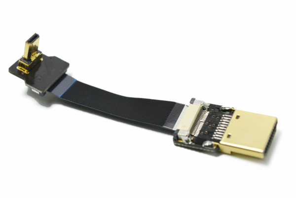 Micro HDMI D1 flat slim thin micro HDMI 90