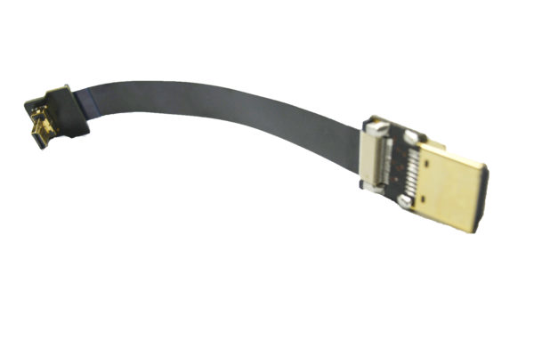 Micro HDMI D1 flat slim thin micro HDMI 90 short low profile