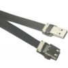 standard USB A to USB A female flat