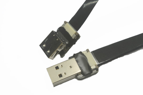 standard USB A to USB A female slim soft