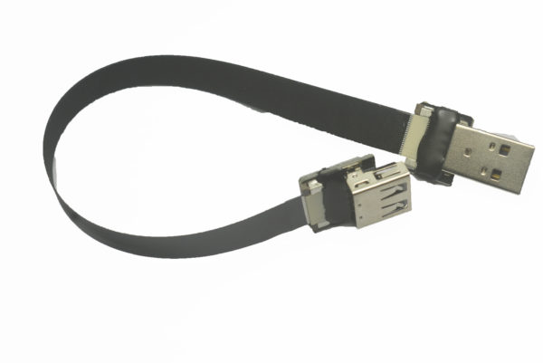 standard USB A to USB A female slim soft flexible