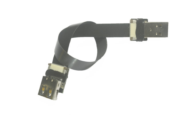 standard USB A to USB A female slim soft thin