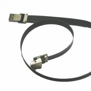 standard USB A to USB A female slim soft thin long