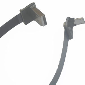 90 degree micro usb to standard USB A flat slim thin 100cm long micro usb cord