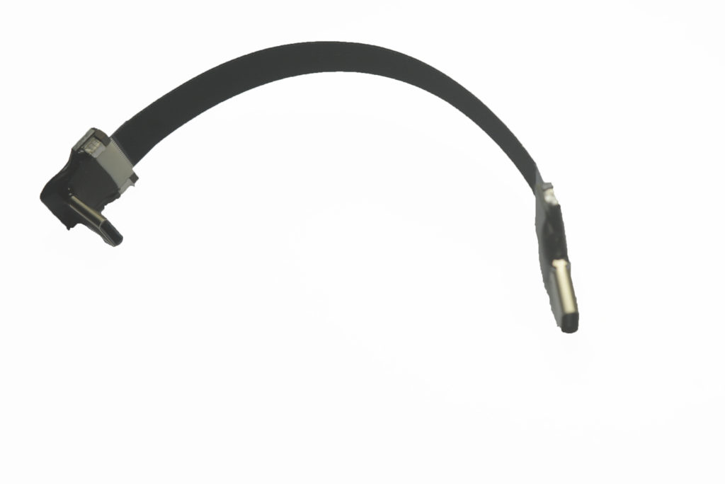 thumbnail image 2 of Permanent Black FFC USB C FPV Flat Slim Thin Ribbon FPC Cable USB Type-C 90 Degree To Standard USB A For Sync And Charging (40CM 2 of 13