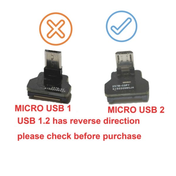 MICRO USB 90 degree- Micro USB 2