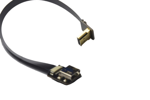 Standard HDMI male to female flat FPV HDMI Cable short