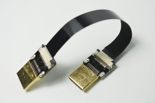 short flat slim thin HDMI to HDMI full HDMI short flexible FPV