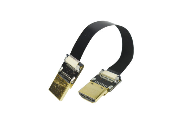 short standard to standard hdmi cable light fpv gimbal rc black 10cm