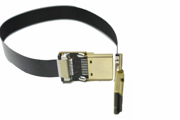 standard straight hdmi plug ribbon cable